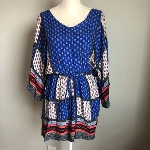 American Eagle patchwork mini with belt. Sz S